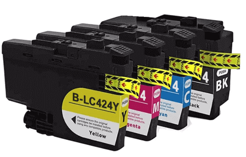 סט ראשי דיו תואם Brother LC424 ברדר