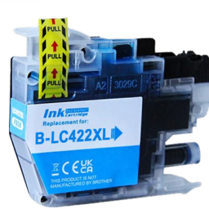 ראש דיו תואם כחול BROTHER LC422XL