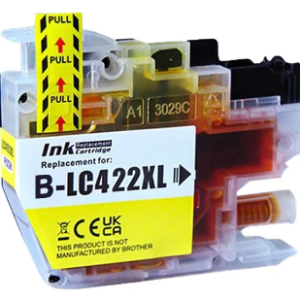 ראש דיו תואם צהוב BROTHER LC422XL