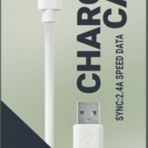 כבל הטענה PVC TYPE-C 9 PRO לבן