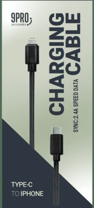 כבל הטענה PD TO IPHONE 1.5M שחור