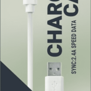 כבל הטענה PVC MICRO 9 PRO לבן