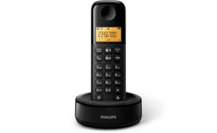 ⁦טלפון אלחוטי שלוחה בודדת Philips Dectphone D1601B/01⁩ – תמונה ⁦1⁩