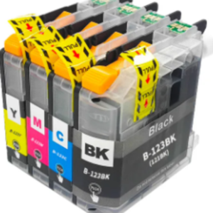 סט 4 ראשי דיו תואמים LC123 BROTHER