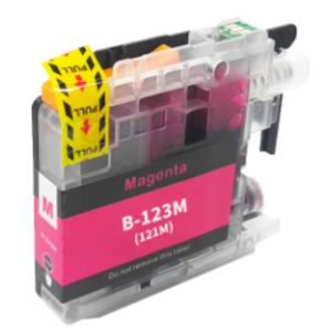 ראש דיו מגנטה תואם Brother LC123M XL