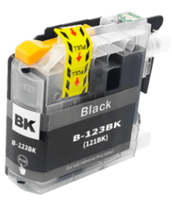 ראש דיו שחור תואם Brother LC123BK XL