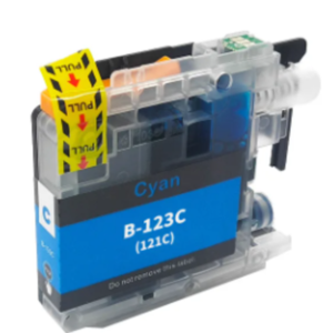 ראש דיו כחול תואם Brother LC123C XL