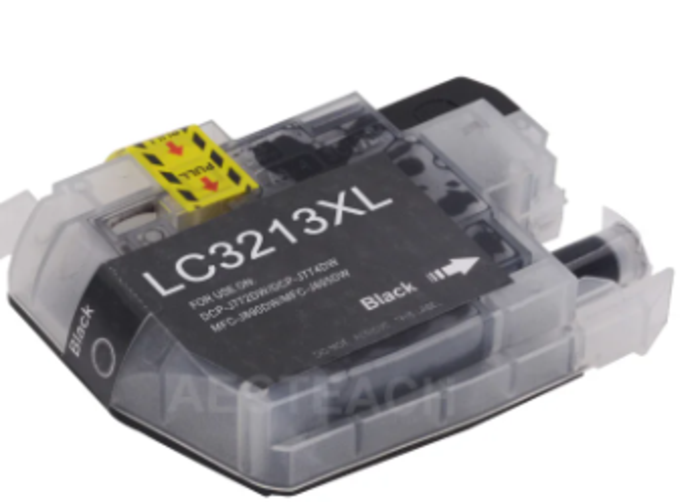 ⁦ראש דיו תואם שחור BROTHER LC3213BK⁩ – תמונה ⁦1⁩