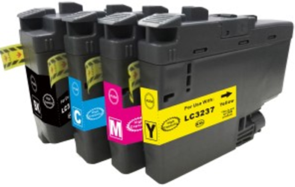 ‏ראש דיו LC3237 סט 4 ראשי דיו תואמים Brother