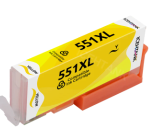 ‏ראש דיו תואם ‏צהוב Canon CLI551Y XL קנון