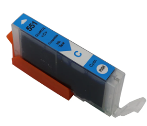 ‏ראש דיו כחול תואם Canon CLI551XL קנון