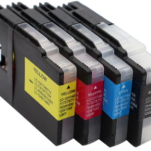 סט 4 ראשי דיו תואמים LC1280 Brother