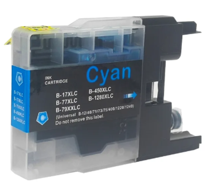 ⁦ראש דיו תואם כחול BROTHER LC1280⁩ – תמונה ⁦1⁩