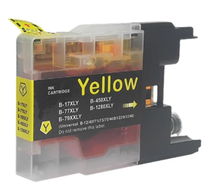 ⁦ראש דיו תואם צהוב BROTHER LC1280⁩ – תמונה ⁦1⁩