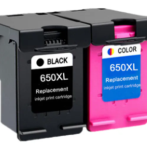 סט 2 ראשי דיו תואמים HP 650XL CZ102AE+CZ101AE