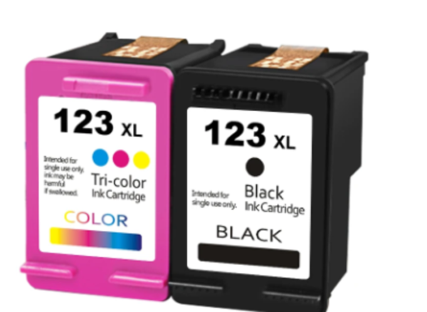 סט ראשי דיו תואמים (123XL (F6V18AE+F6V19AE Hp