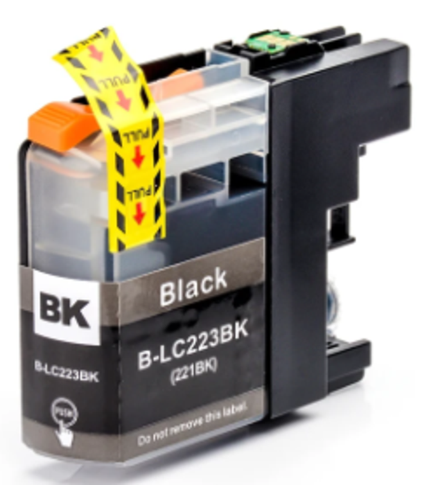 ⁦‏ראש דיו ‏שחור תואם LC223BK שחור Brother⁩ – תמונה ⁦1⁩