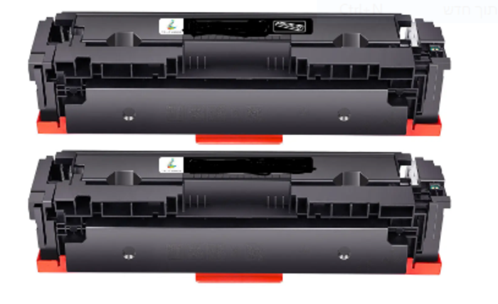 ⁦2 טונרים תואמים שחורים BROTHER TN2420⁩ – תמונה ⁦1⁩