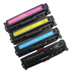 סט 4 טונרים תואמים HP 128A CE320 CE321 CE322 CE323