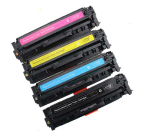 סט 4 טונרים תואמים HP 128A CE320 CE321 CE322 CE323