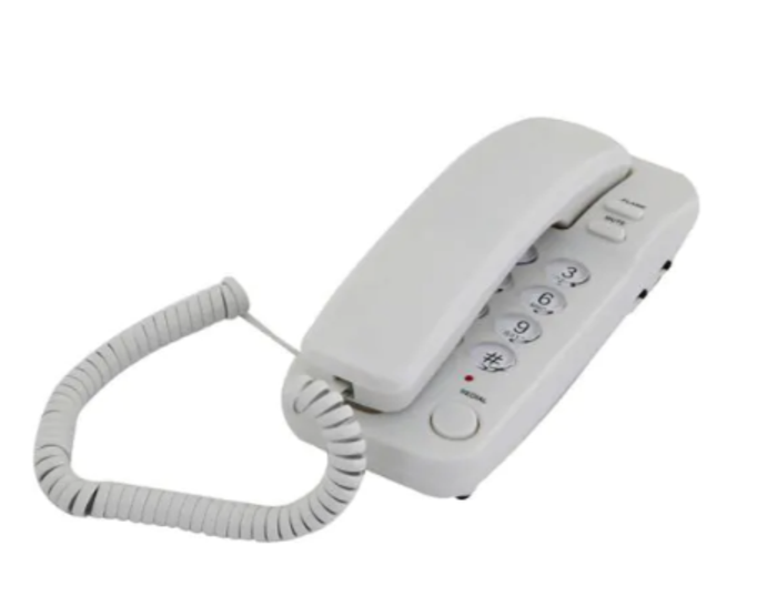 ⁦טלפון שולחני Hyundai HDT1200B/W יונדאי⁩ – תמונה ⁦1⁩