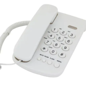 טלפון ביתי לבן HYUNDAI 2400B