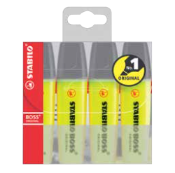 טוש הדגשה זוהר סט צהוב