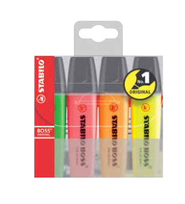 טוש הדגשה זוהר סט מעורב