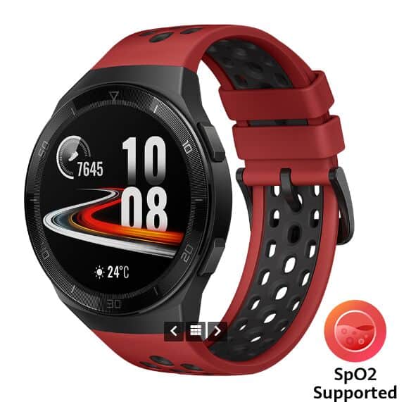 שעון חכם HUAWEI Smart Watch GT 2e RED Hector-B19R אדום