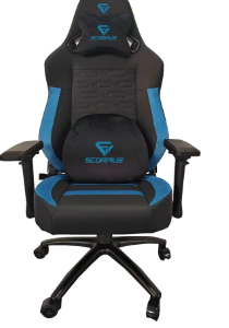 מושב גיימינג שחור/כחול SCORPIUS PROFESSIONAL