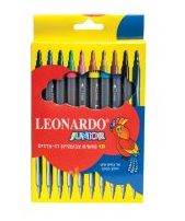 טוש דו צדדי לאונרדו 10 יח"