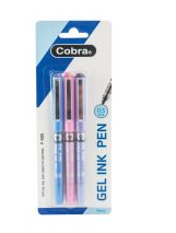 3 עטי מחט 0.5 בצבעי פסטל תכלת, סגול, ורוד