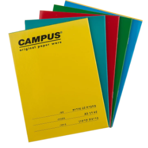 10 מחברות סיכה במארז A5