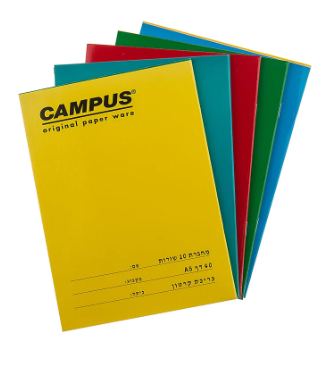 10 מחברות סיכה במארז A5