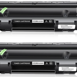 זוג טונרים מקוריים שחורים HP 285AD