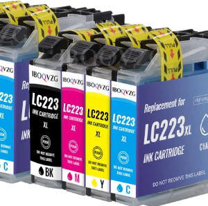 2 סטים ראשי דיו תואמים BROTHER LC223XL