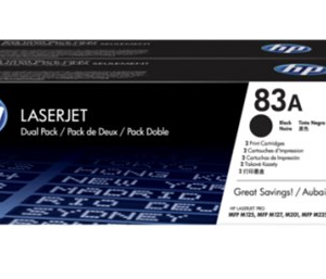 זוג טונרים מקורים HP CF283AD