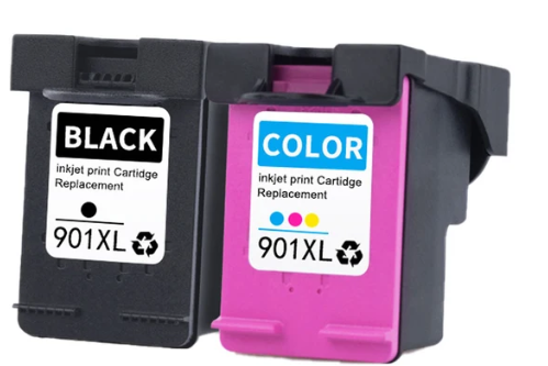 סט ראשי דיו תואמים HP901 +901XL