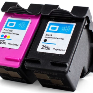 זוג ראשי דיו תואמים שחור+צבעוני HP 305XL 3YM63AE + HP3YM62AE