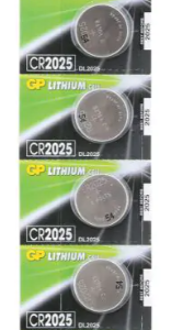 5 סוללות ליתיום CR2025 GPPBL2025155