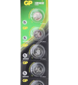 5 סוללות ליתיום 3V CR1632 GPPBL1632025