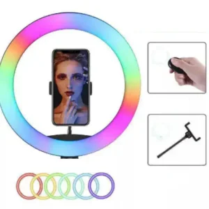 רינגים רינג סטנד 14 אינץ RGB לבן