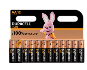 סט 12 סוללות DURACELL PLUS 100% AAA