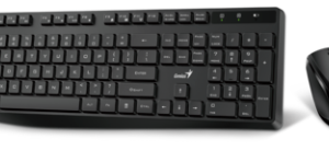 סט מקלדת ועכבר אלחוטי שקטים Genius KM-8206S