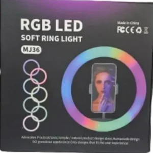 רינגים רינג 14 אינץ RGB (MJ36) שחור
