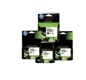 סט 4 ראשי דיו מקוריים HP 920XL