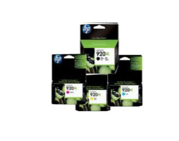סט 4 ראשי דיו מקוריים HP 920XL