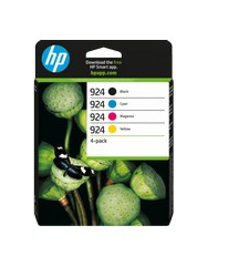 סט 4 ראשי דיו מקוריים HP 6C3Z1NE 924