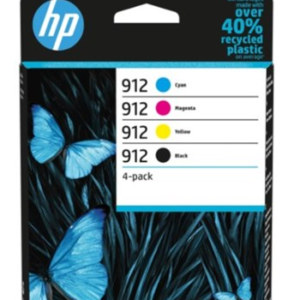 סט 4 ראשי דיו מקוריים HP 912 6ZC74AE
