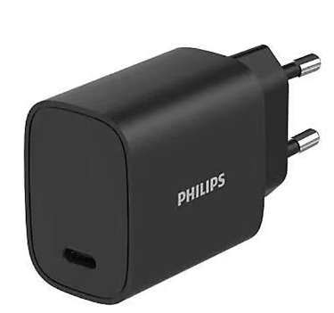 ראש מטען קיר TYPE C 20W שחור PHILIPS DLP4329CB/12